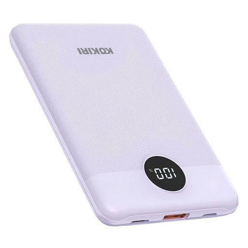 코끼리 고속충전 미니 LCD 잔량표시 PD 22.5W 보조배터리 10000mAh C타입 USE-A