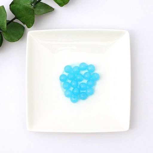 DIY 공예품 블루 구슬 0.8cm