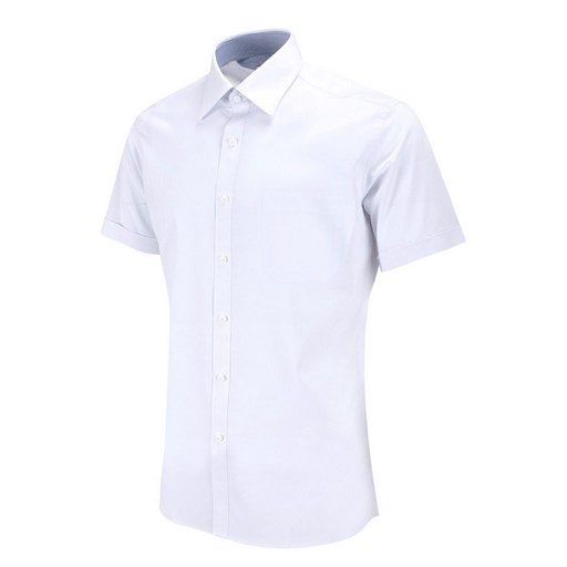 레디핏 고급 모달와이셔츠 기본핏 빅사이즈 화이트 흰색 반팔셔츠