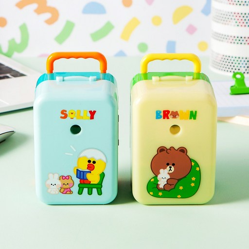 라인프렌즈 미니연필깎이 2개세트