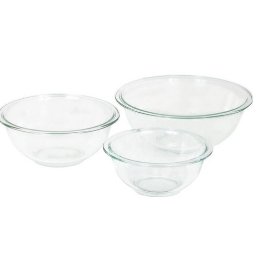 당일발송 Pyrex 유리 믹싱 볼 세트 3피스 세트