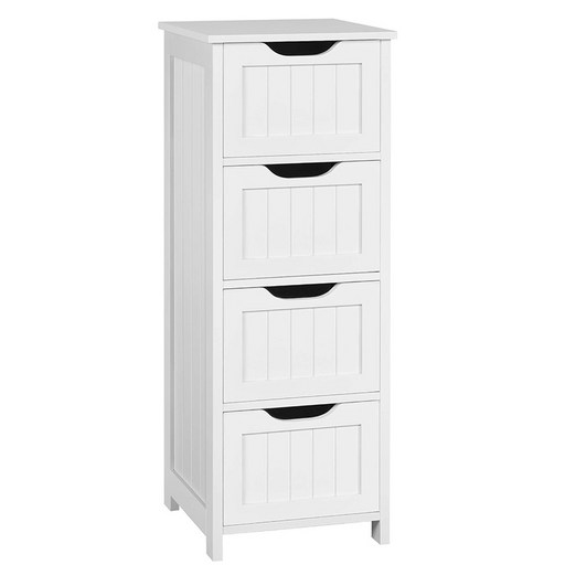 paradoma 수납장 서랍장 모던 심플 현관 거실수납장 욕실수납장 욕실장 화장실수납장 우드 수납장, 화이트