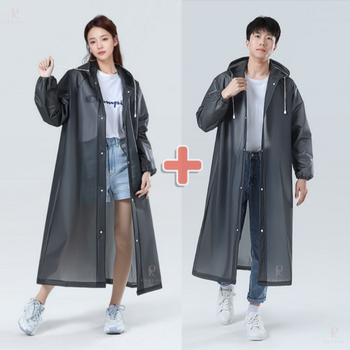 라하홈 우비 남여공용 레인코트 1+1세트