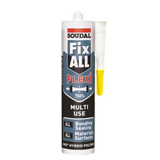 신율 750% 초고탄성 실리콘 SOUDAL FIX-ALL FLEXI 픽스올 백색