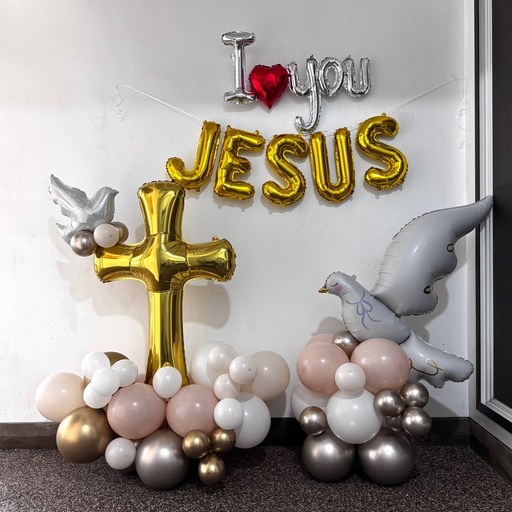 십자가 풍선장식 여름성경학교 교회 성당 행사 포토존 love jesus 2501