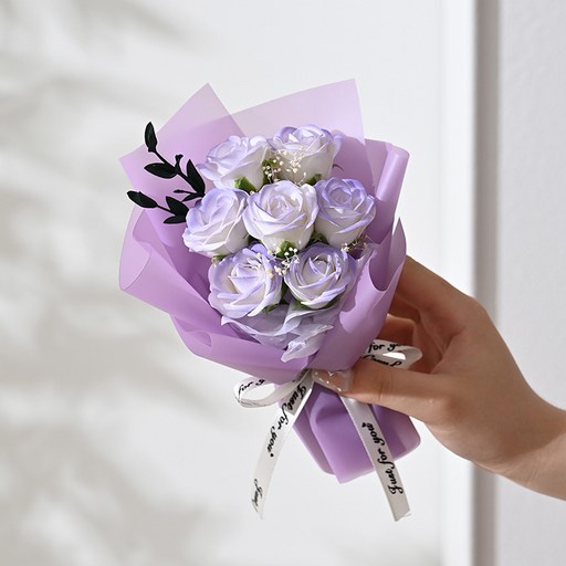 드림코브 비누꽃 드라이플라워 미니꽃다발