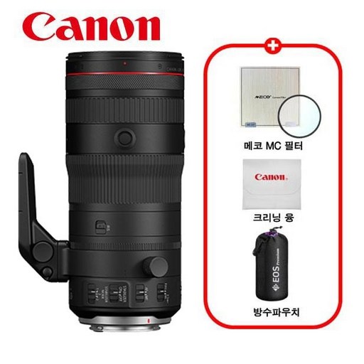 캐논 정품 RF 70-200mm F2.8 L IS USM Z (정품후드+정품파우치) 블랙 / 프리미엄 패키지 / MCUV필터+극세사융+렌즈파우치 증정 / TJ