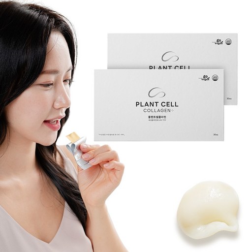 플랜트셀 저분자 식물성 비건 400달톤 흰목이버섯 부스터 먹는 콜라겐 필름