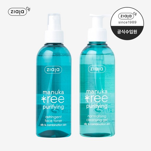 지아자 마누카트리 토너 + 마누카트리 클렌징젤