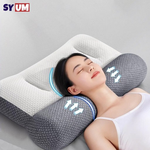 SYUM 경추베개 편한 일자목베개 푹신한 무중력베개솜