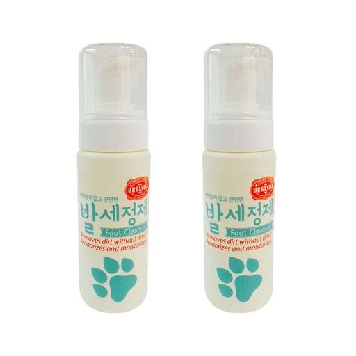 오가니쉬 강아지 발샴푸 워터리스