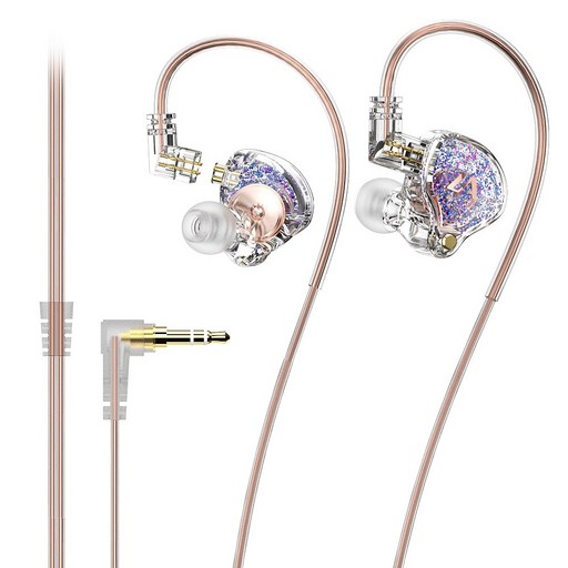 Lafitear LM3 하이브리드 HIFI 이어폰 3.5mm