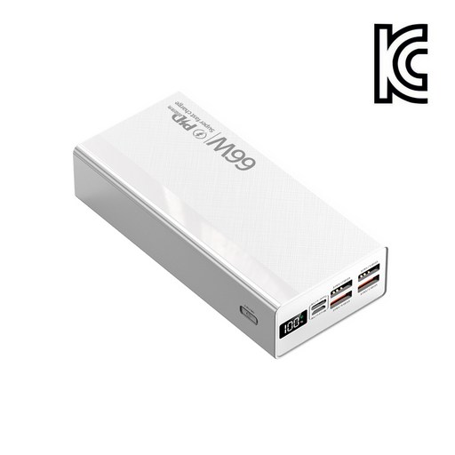 인플리바타 대용량 멀티단자 66W 고속충전 보조배터리 50000mAh