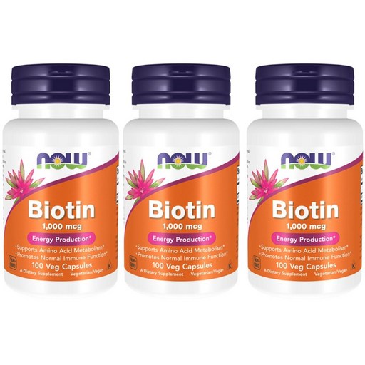 나우푸드 비오틴 1000mcg 에너지 프로덕션 베지 캡슐