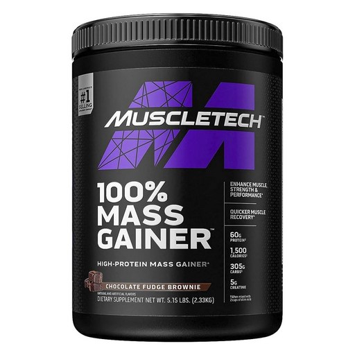 MUSCLETECH 매스 게이너 초콜릿 퍼지 브라우니