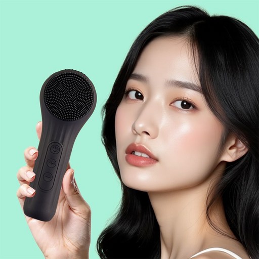 LOKUEO 진동클렌저 실리콘 모공 세안 브러쉬 전동 클렌저 온열 얼굴클렌징기계