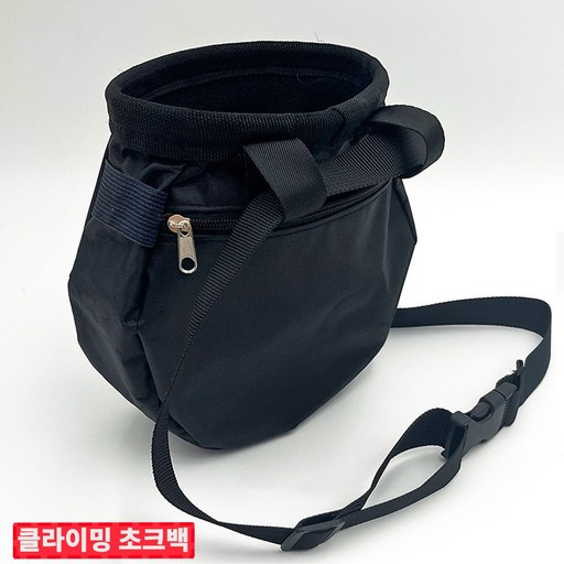 디스크 모양 클라이밍 초크백 암벽 등반 볼더링을 위한 엘라스틱 브러시 홀더가 있는