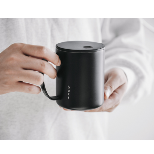 베즈트 316L 프리미엄 스테인리스 보냉 슬라이드 머그컵 400ml