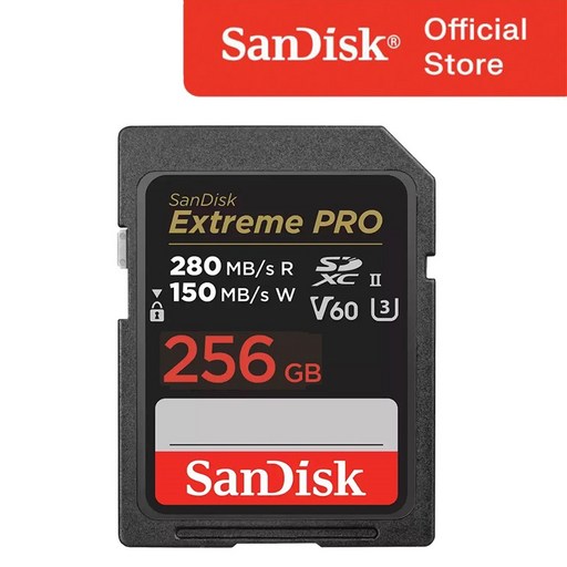 샌디스크 익스트림프로 SD 카드 V60 USH-II U3 SDXEP