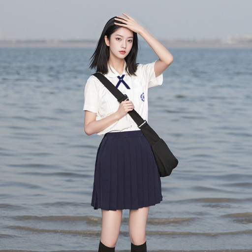 교복코스튬 세일러복 졸업사진 하이틴 교복 세트 반티