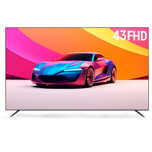 프리토스 43인치 109cm(43) FHD LED TV 원룸 캠핑 가성비 중소기업 티비