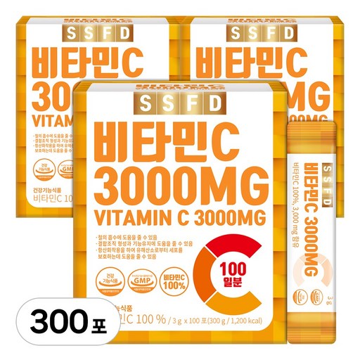 순수식품 비타민C 3000 가루 분말 스틱 파우더