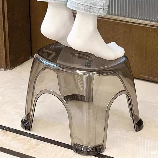 리빙블러썸 미끄럼 방지 목욕 의자 다용도 욕실 투명 스툴