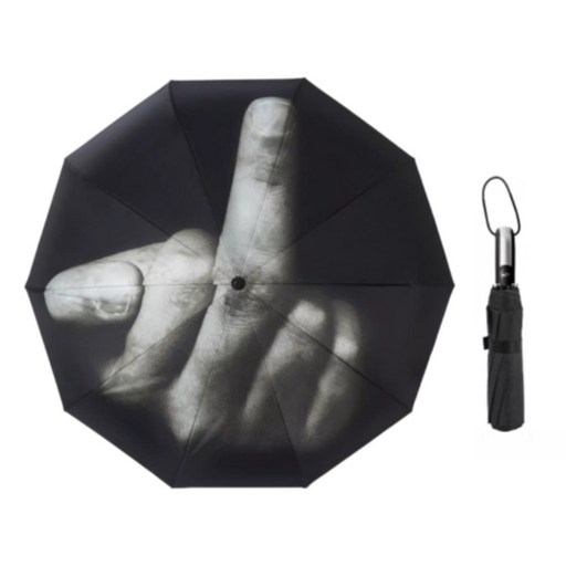 레인엿 자동 뻐큐 3단 우산