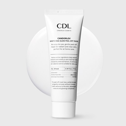 칸도럽 화이트 에그글로우 필 오프 마스크 70ml 크림팩 워시오프 결광크림 속광 피부결 리프팅 주름 아이크림