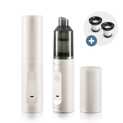 홈리아 미니 룸스틱 핸디형 무선 청소기 HA-6K, 미드나잇 블루