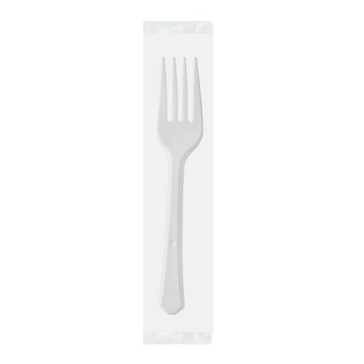 생활을그리다 개별포장 일회용 포크 16cm 화이트