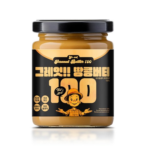 순 100% 땅콩으로 만든 그레잇 땅콩버터 하이올레익 저탄고지 스무스 땅콩잼 피넛버터