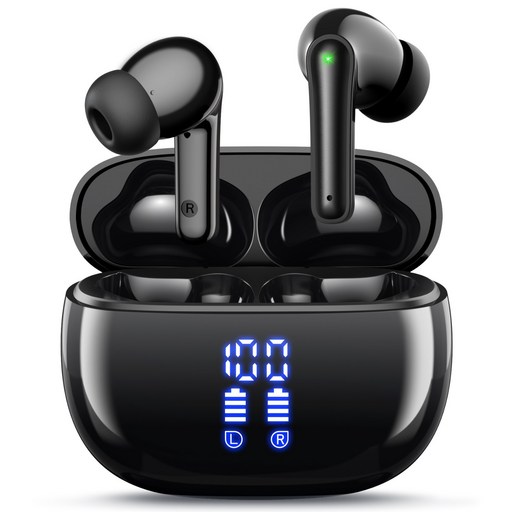 KONLI 노이즈 캔슬링 커널형 무선 블루투스 이어폰 방수 완벽한 소음 차단과 깨끗한 사운드 경험