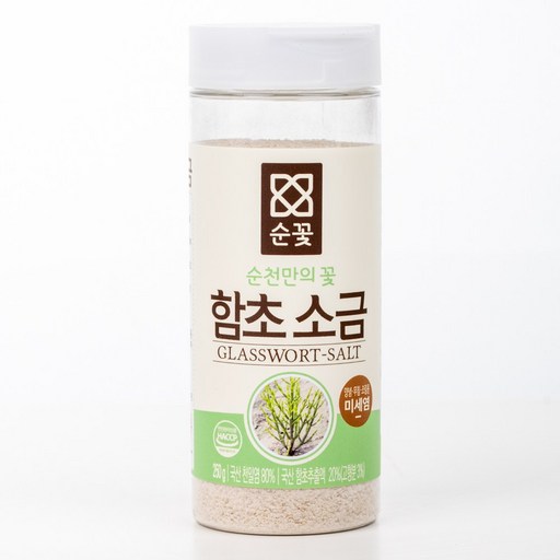 순꽃 함초소금 미세염 우수천일염사용 유기농함초 HACCP