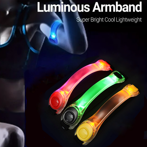LED 암밴드 팔찌 1SET(3개입-색상 옵션선택) 자전거 등산 러닝 오토바이 콘서트