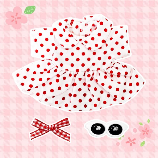 로앤제이 모루인형 봄옷 의상 소품 세트 모루 꾸미기 재료 악세사리 부자재 10cm 15cm