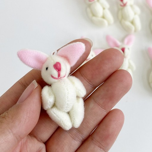 토끼 인형 부자재 5.5cm 키링 악세사리 재료