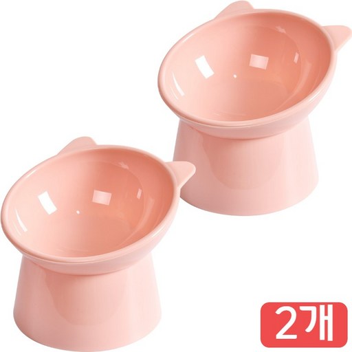 에쉬울프 강아지밥그릇 파스텔 강아지 고양이 애견 밥그릇 물그릇 식기 1+1