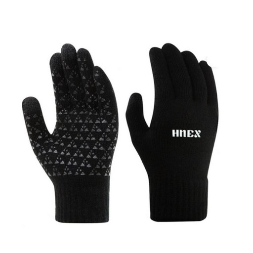 HNEX 스마트폰 터치 방한 논슬립 스포츠 니트 장갑