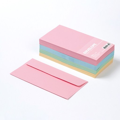 PaperPhant 하이퀄리티지 봉투 4컬러 프리미엄 색지(90g) 가로형