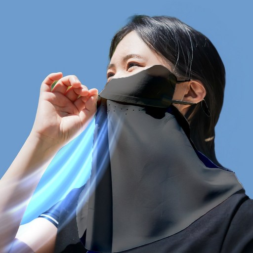비플로 상쾌해 자외선 차단 쿨 골프 마스크