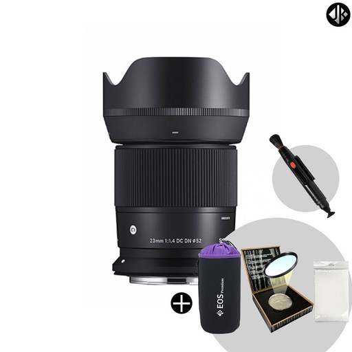 시그마 C 23mm F1.4 DC DN 캐논 RF용 + (MECO MC필터+방수파우치+렌즈 클리닝펜+포켓융) _WJK