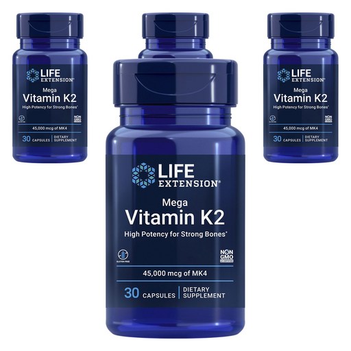 라이프익스텐션 메가 비타민 K2 MK4 45000mcg 캡슐