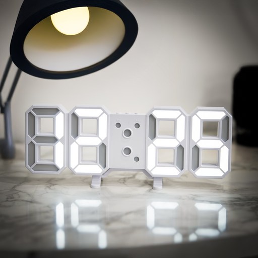 COLIBRI LED 무소음 벽 탁상 시계 GH8018