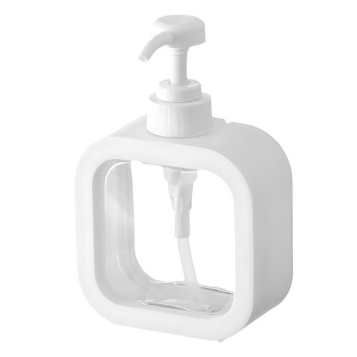 제이밀 사각 투명 디스펜서 500ml