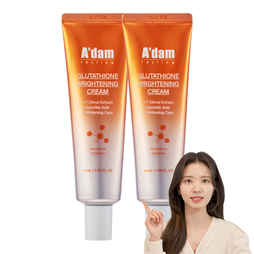 아담공방 순도 99% 글루타치온 브라이트닝 크림 기미 잡티 검버섯 흑자 제거 주근깨 색소침착 멜라닌 케어 광채 미백 멜라토닝 크림