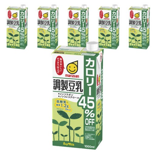 마루산 칼로리 45% 오프 조제 두유