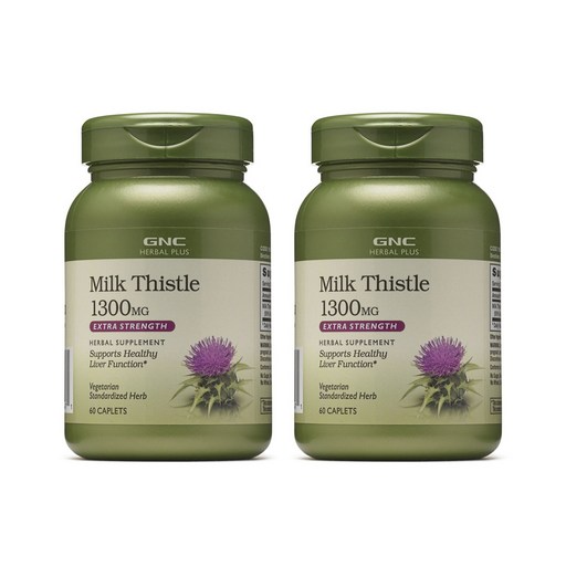 GNC 밀크 씨슬 1300mg 엑스트라 스트렝스 캐플렛
