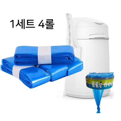 굿앤솔리드 리터락커 호환 리필 에어씰 비닐 두꺼운 봉투 4개 롤 세트