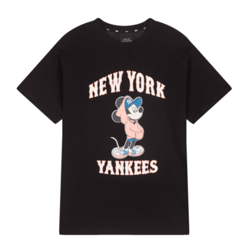 엠엘비 MLB X DISNEY 오버핏 반팔 티셔츠 뉴욕양키스 블랙 31TSK3031-50L 알앤제이